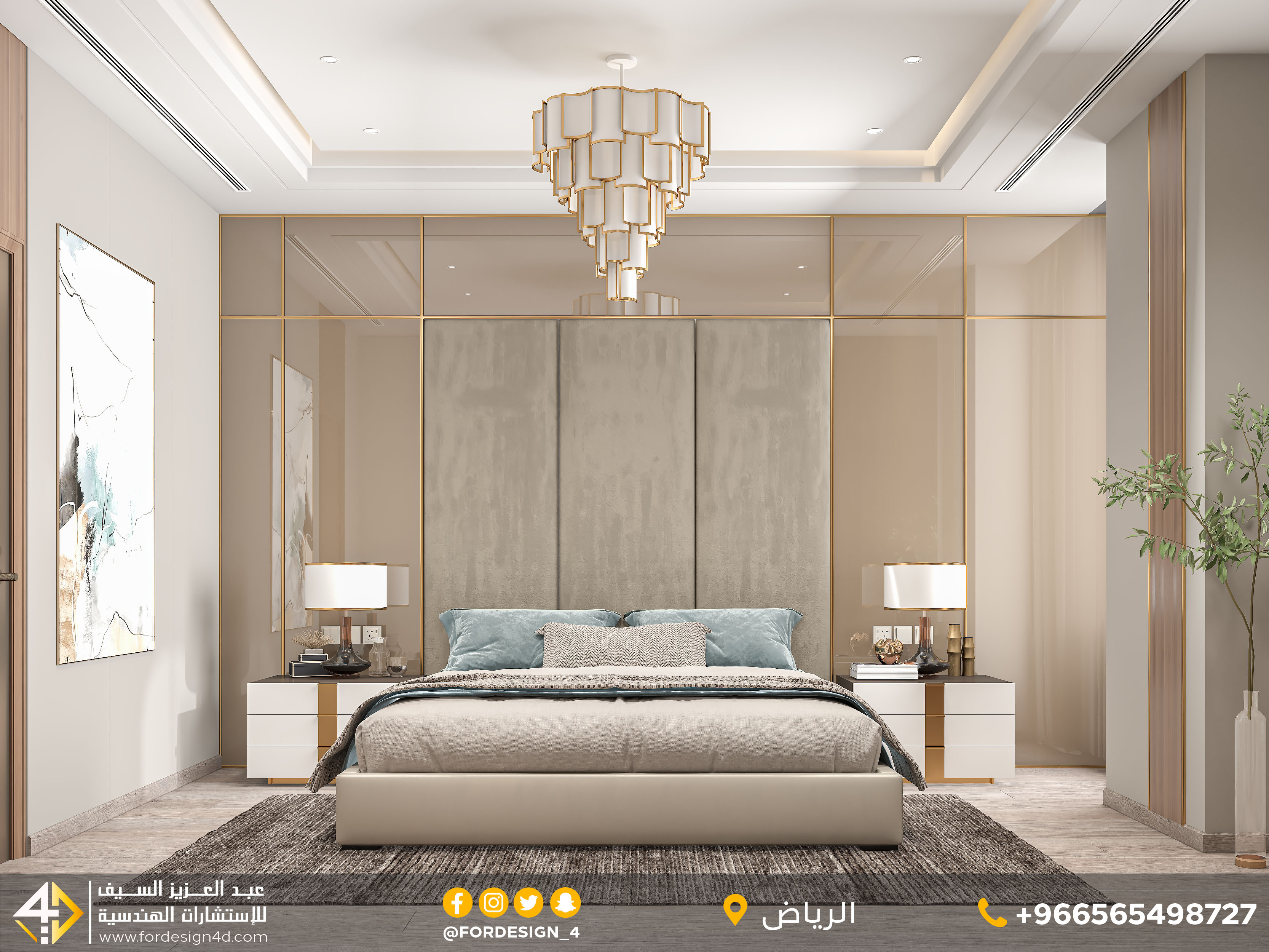 Modern Suite design in palace in KSA-0