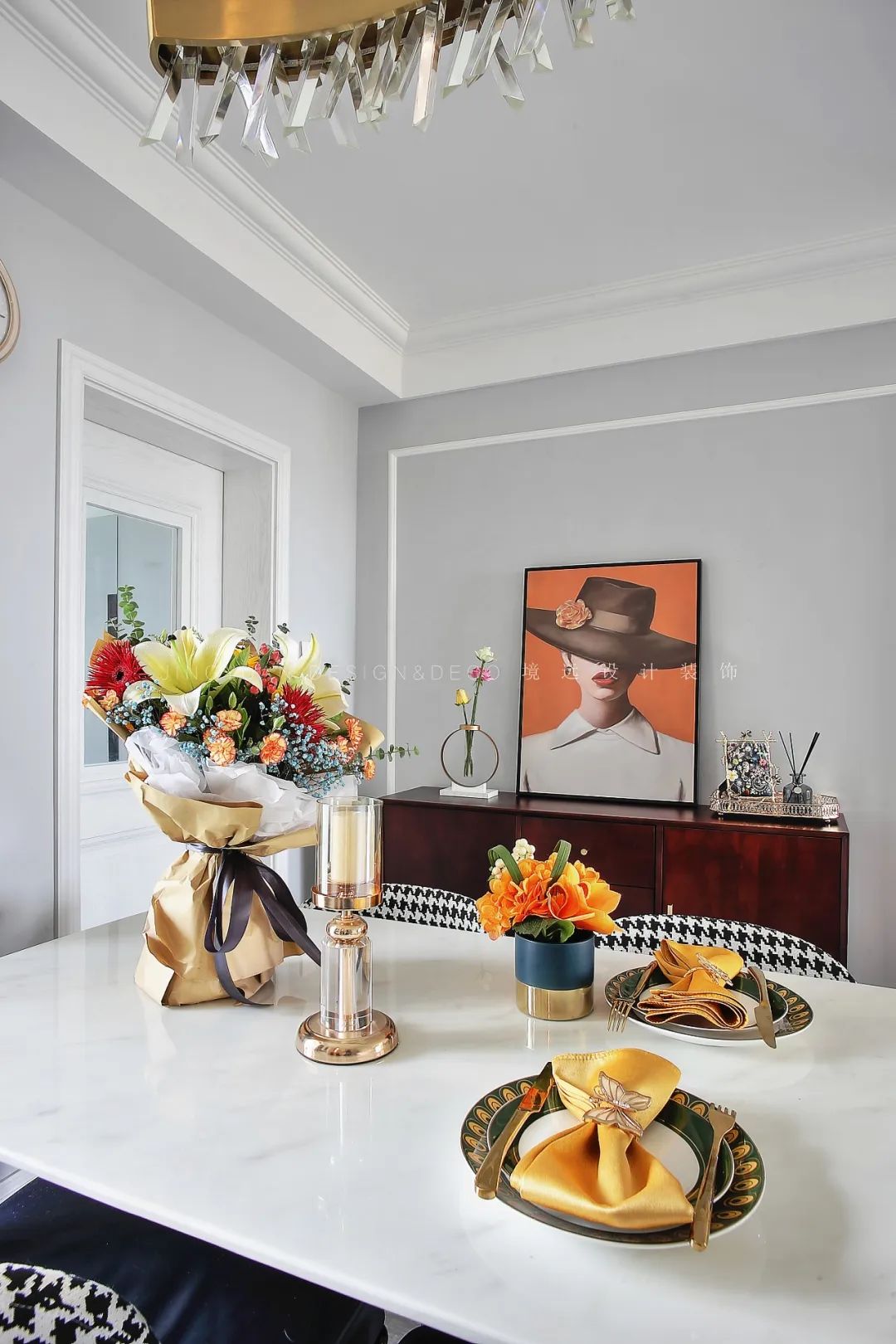 境远装饰 | 现代轻奢 90㎡二居室,演绎活力四溢的空间美学-17