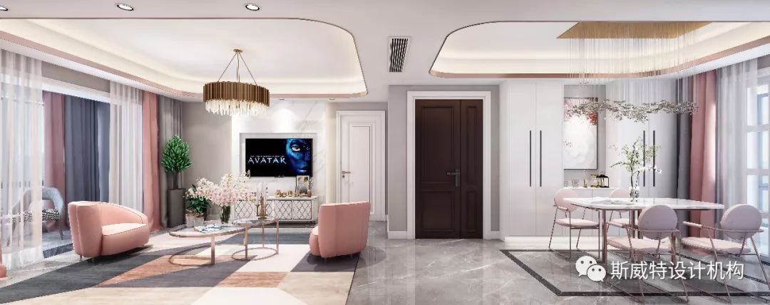 万达 one 现代轻奢风，付必正设计师的完美呈现-44