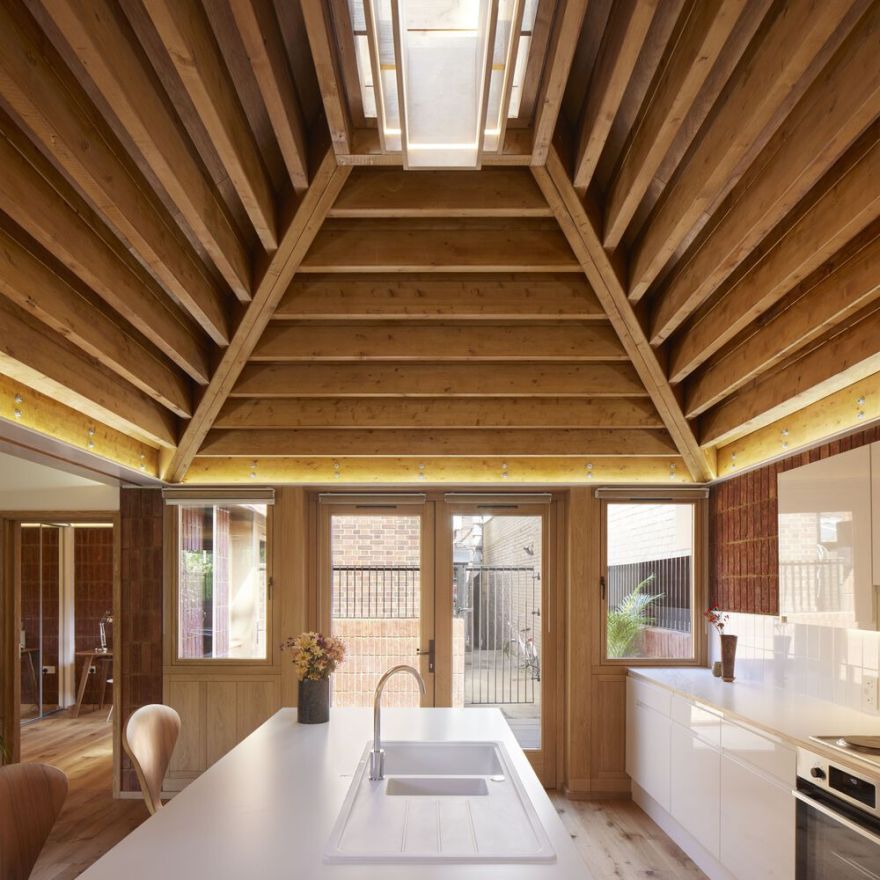 北伦敦哈林盖砖石别墅丨英国伦敦丨Satish Jassal Architects-7