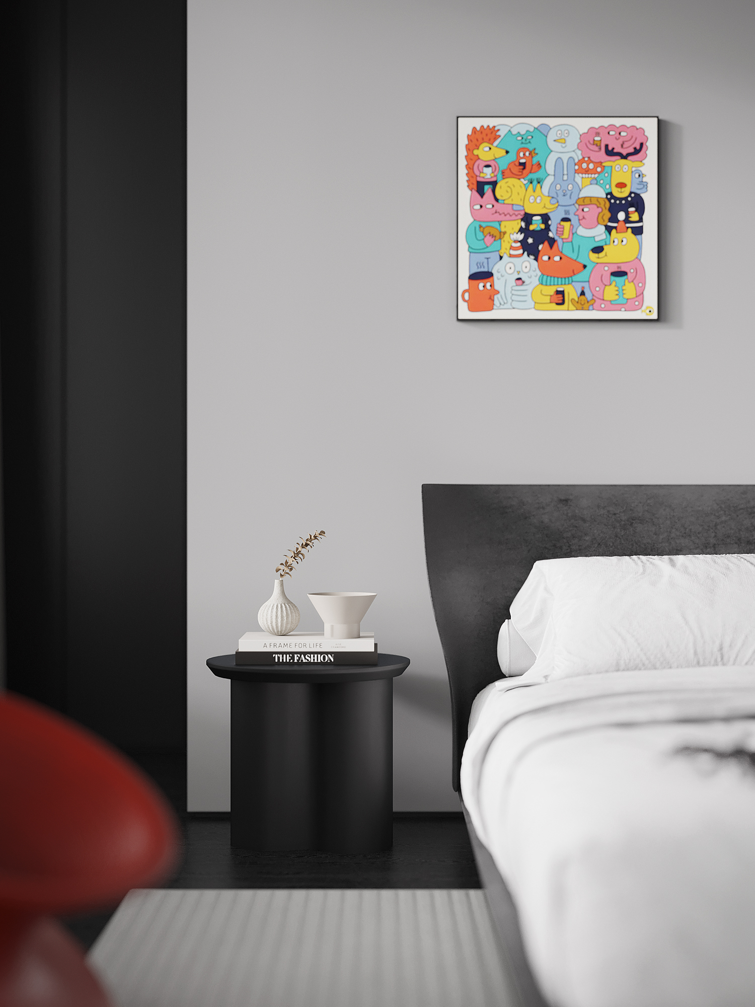 Corona渲染作品┃黑白灰-40