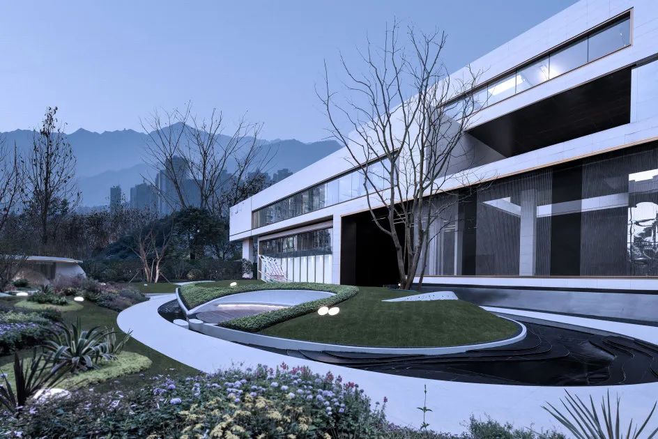 重庆弘阳融创·一曲晴江展示区 | 现代美学演绎艺术滨江-61