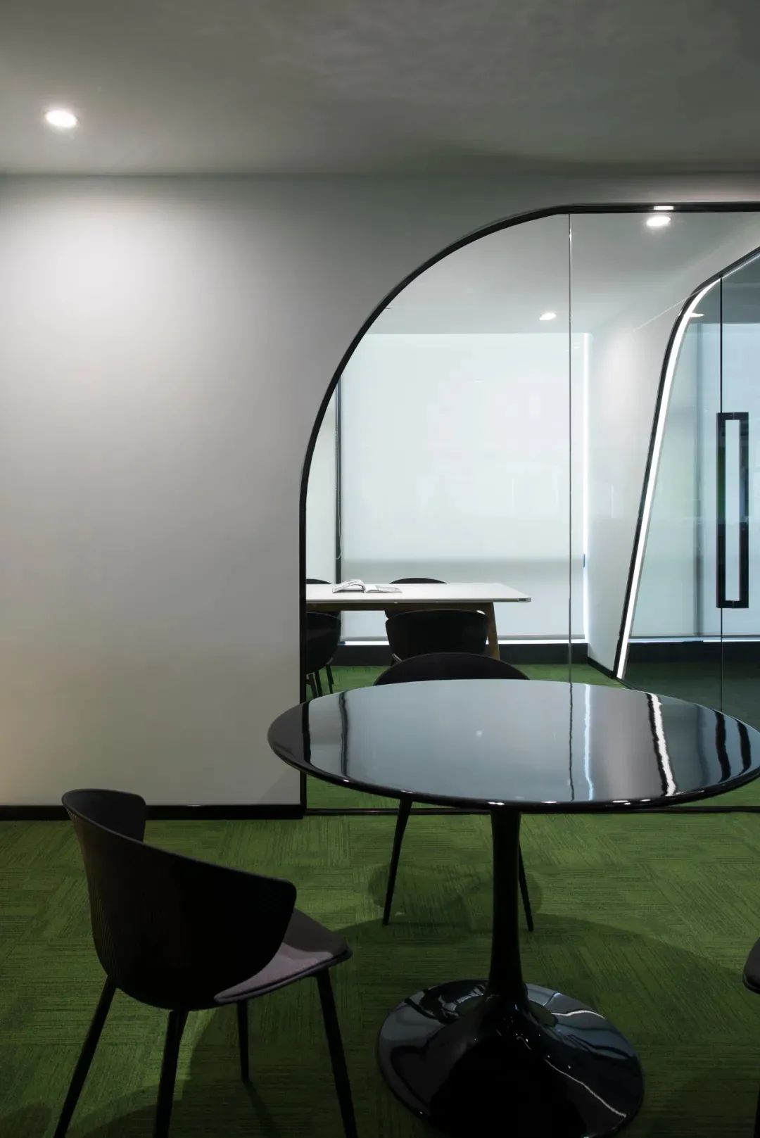 现代风格厦门指纹科技公司办公空间设计-56