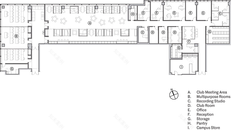 John Jay学生社团中心丨美国纽约丨Shakespeare Gordon Studio-22