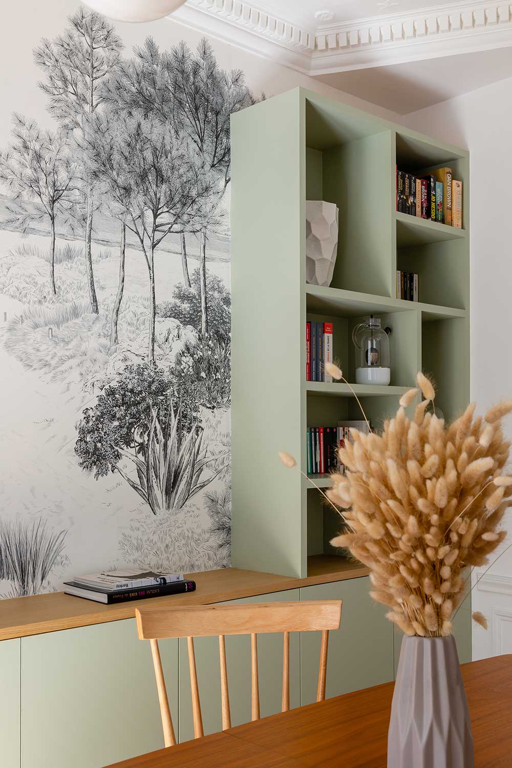 巴黎 16 区优雅公寓设计，展现深色调的独特魅力-15