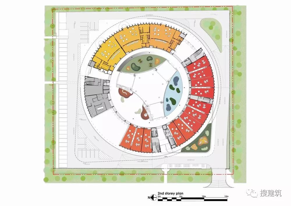 新加坡圆形幼儿园，绿色环保家园，体验式学习空间-28