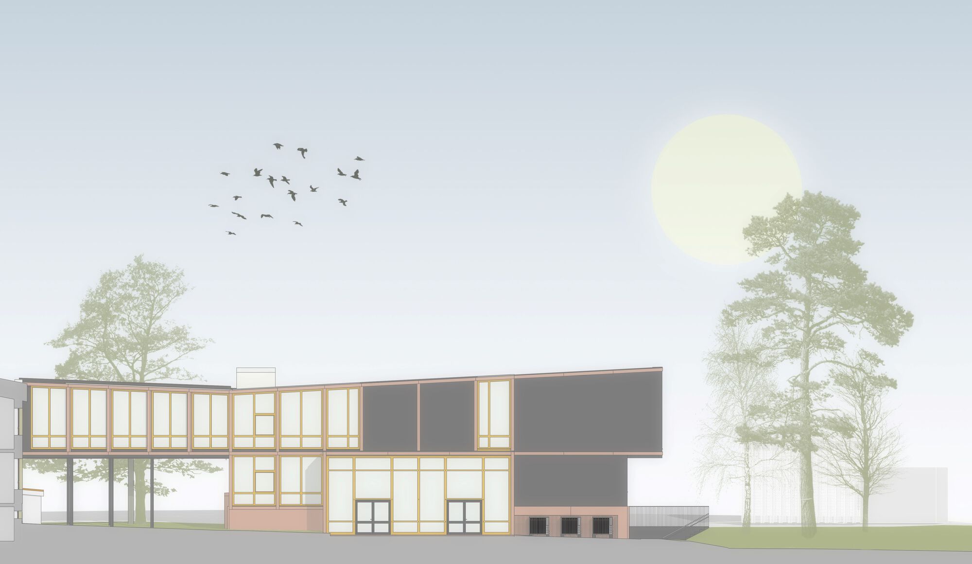 Studenec 村小学及幼儿园扩建项目丨Chrama-48