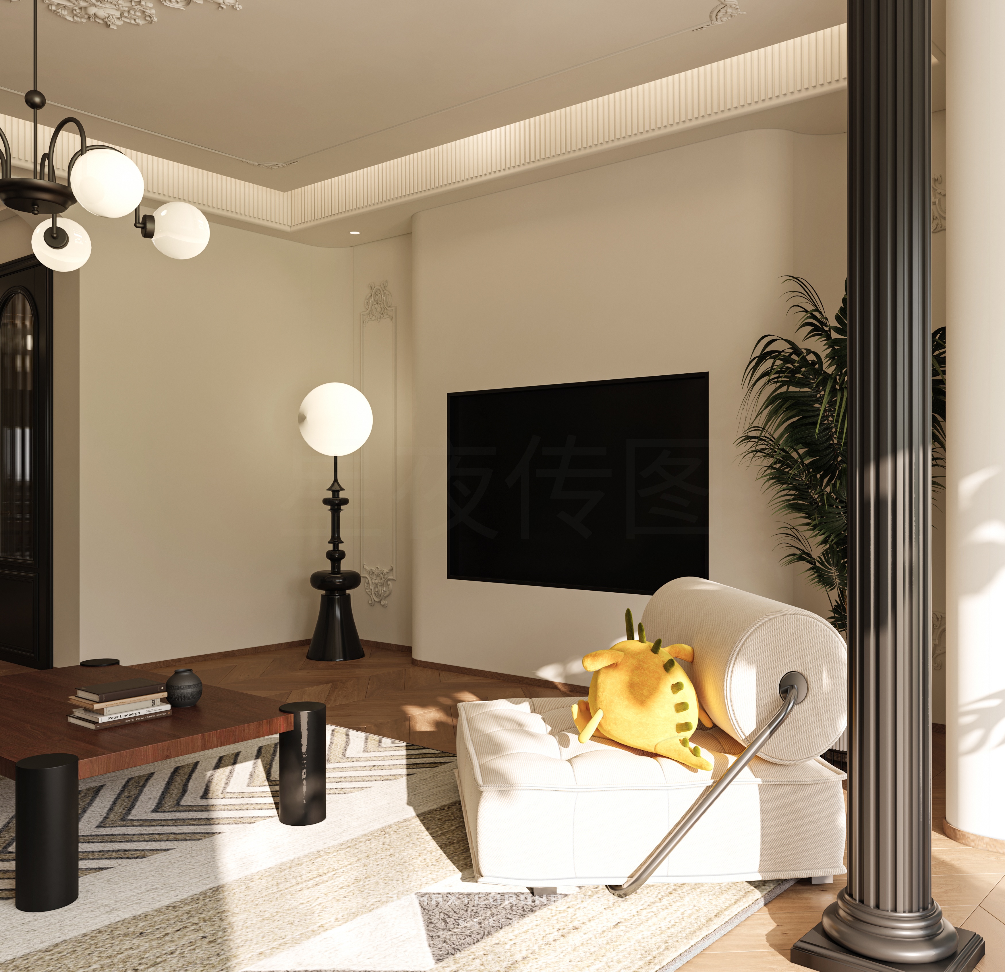 胡桃木映暖光 藏着时光故事的中古家-2