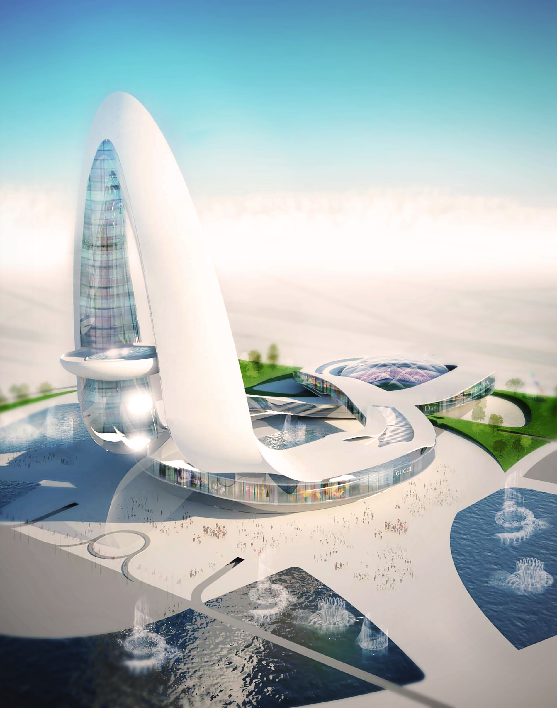 阿布扎比无限复杂购物中心-12