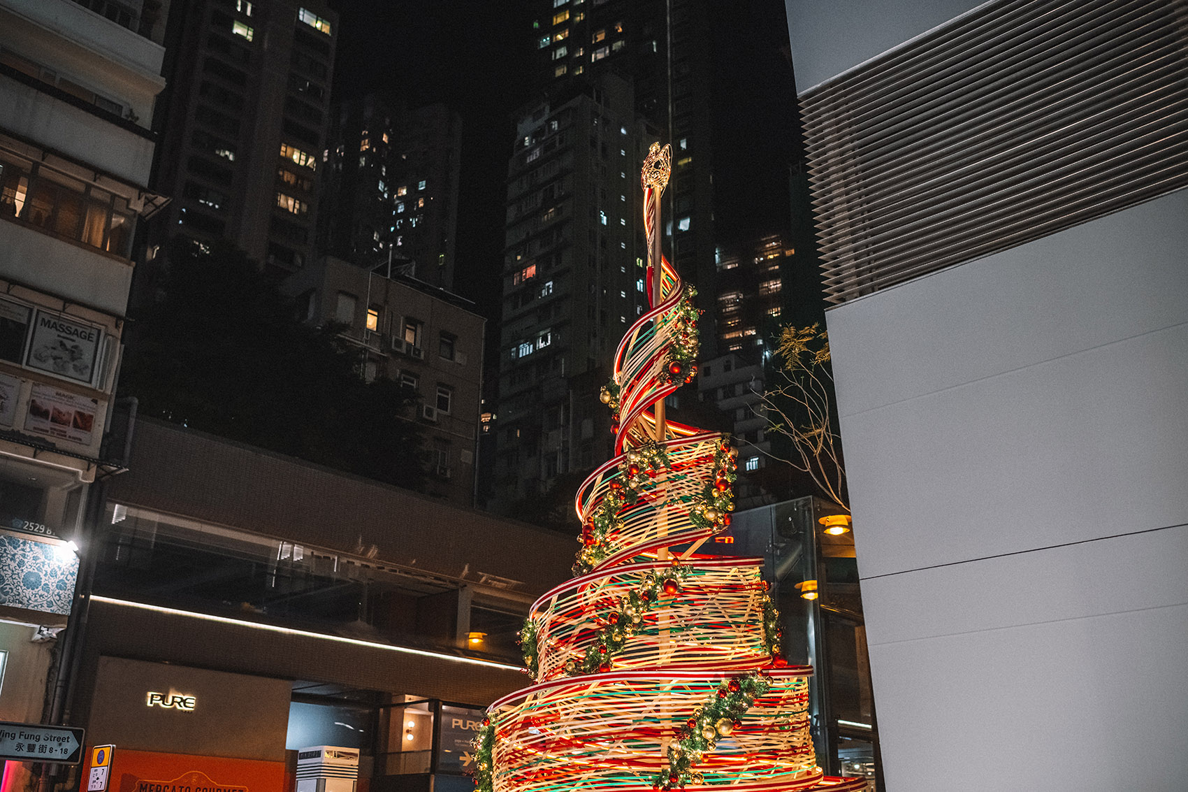 星街小区藤片圣诞装置丨中国香港丨AaaM Architects-84