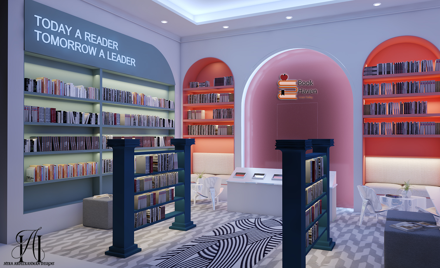 埃及书店室内设计-3