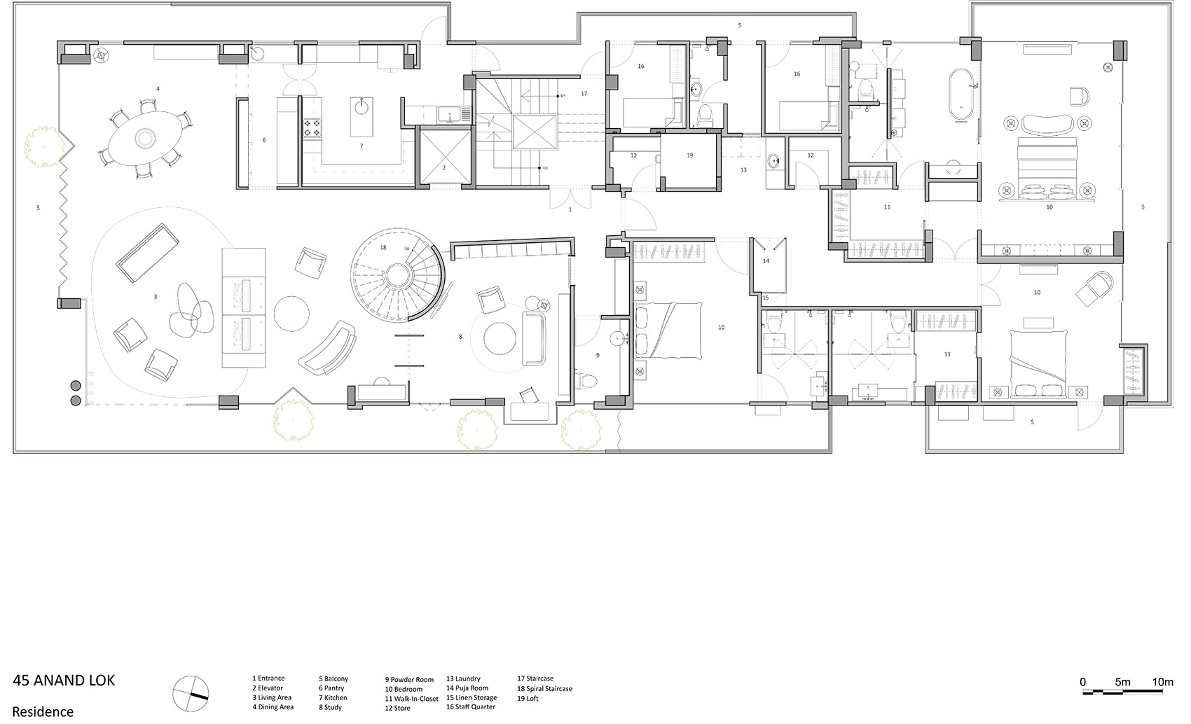 A45别墅丨印度新德里丨Architecture Discipline-62