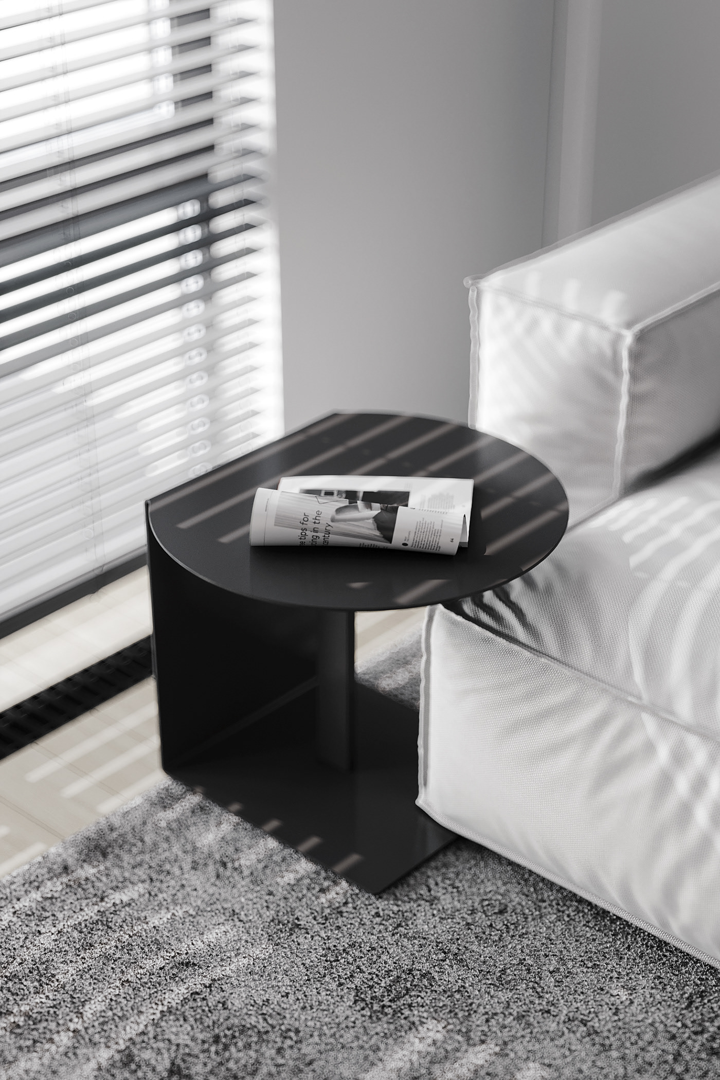 高级灰调子 简约空间-18