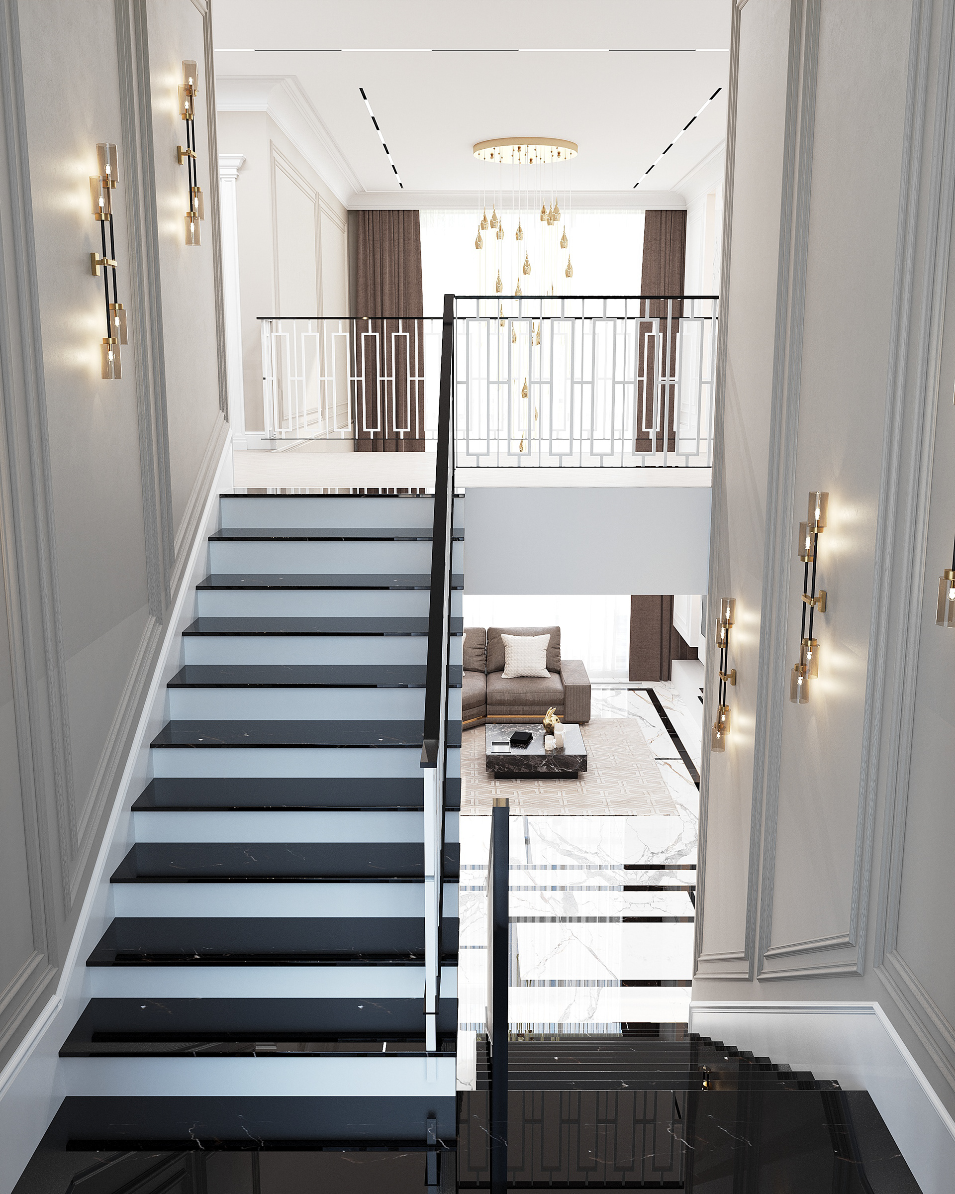 雅罗斯拉夫尔新古典主义别墅丨俄罗斯莫斯科丨WHITE SKILL STUDIO-26