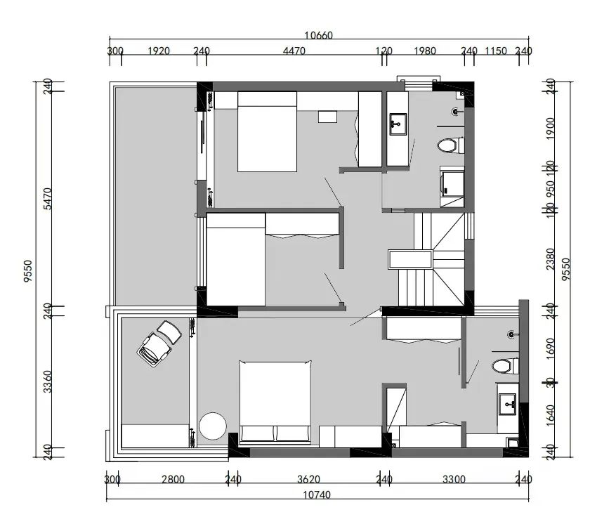 南山国际社区轻复古法式风设计案例丨院子空间设计工作室-56
