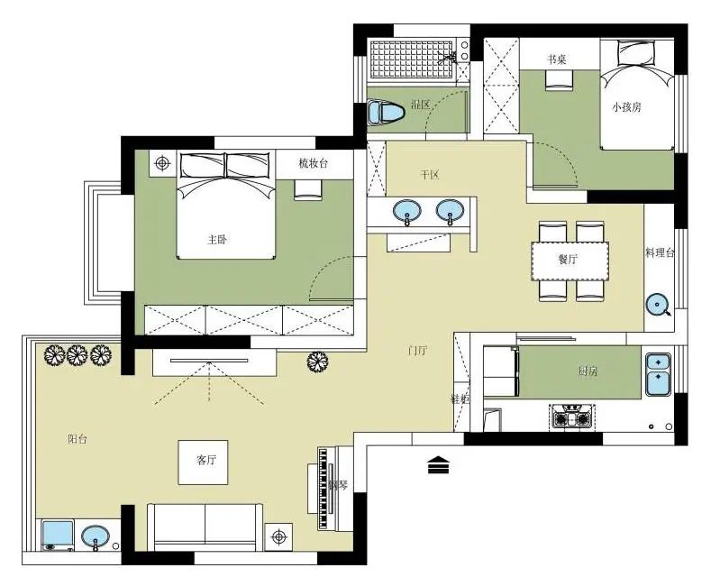 境远装饰 | 105㎡现代低奢灰度空间设计-18