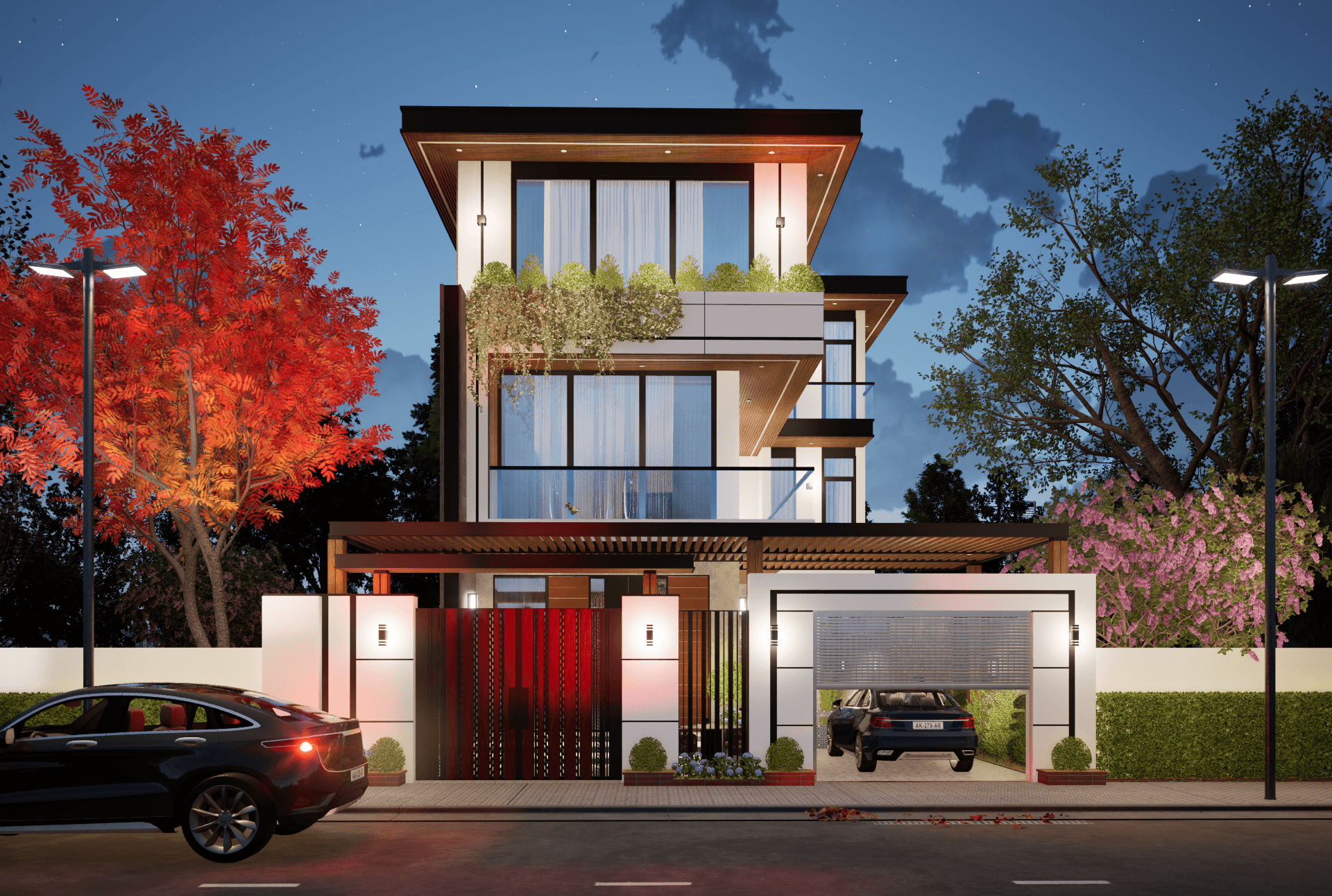 03:- Exterior villa visualization-10