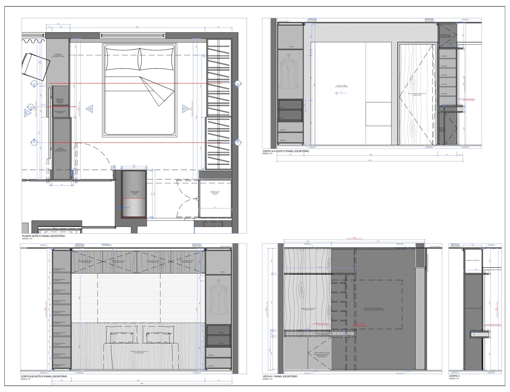 曲线木构空间，打造多变功能 65 平米别墅-38