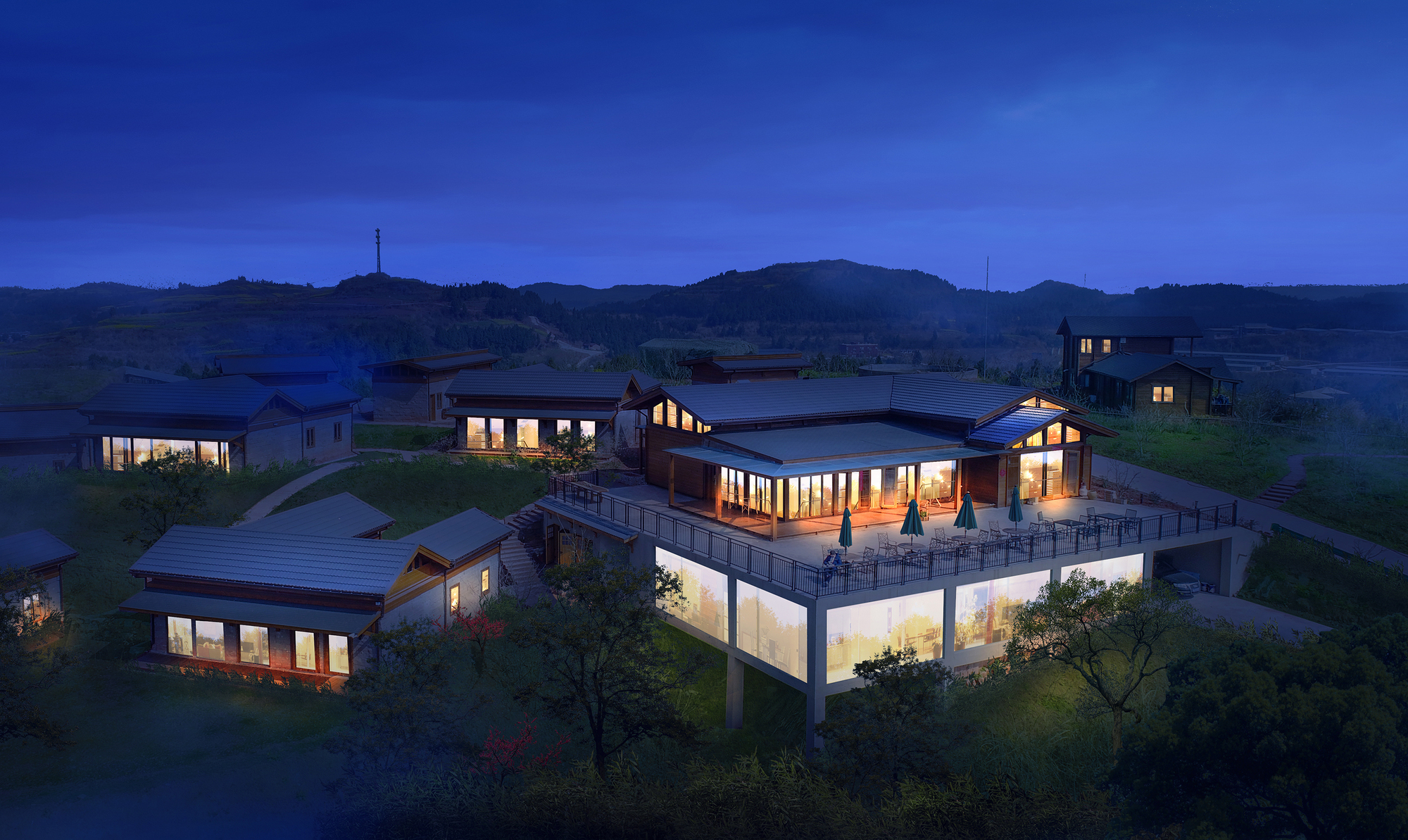 PoPoShang, YunShangJin Village Hotel / Beiwei 30 Architectural Design-34