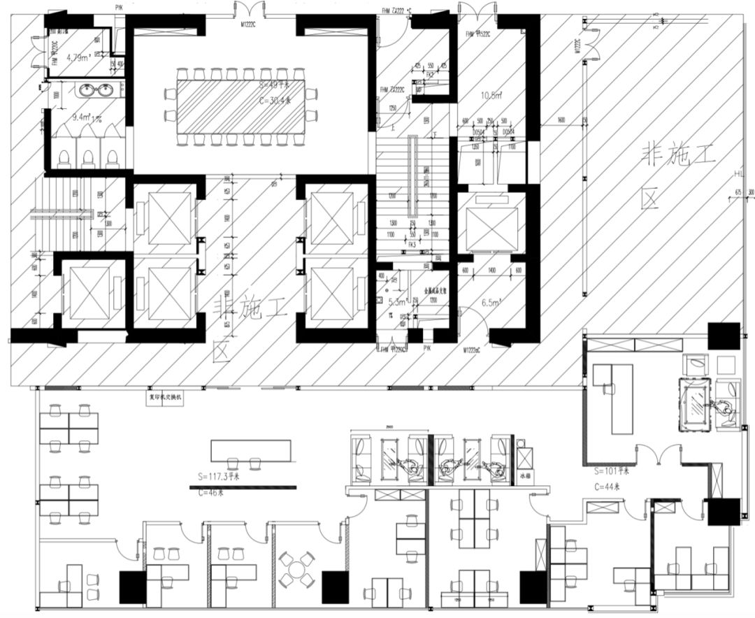 简约至上的天津融侨中心办公室设计-14