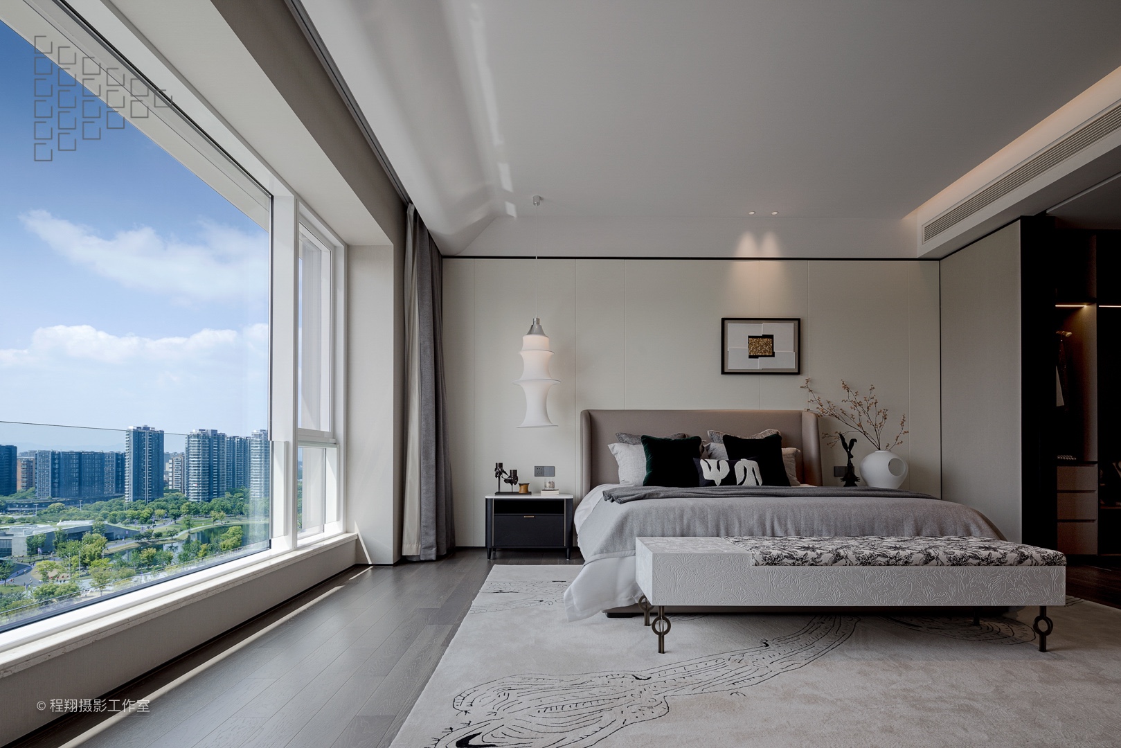 滨江·清来嘉座大平层样板房丨中国杭州丨界上亦界(杭州)陈设设计,上海康业建筑装饰-11