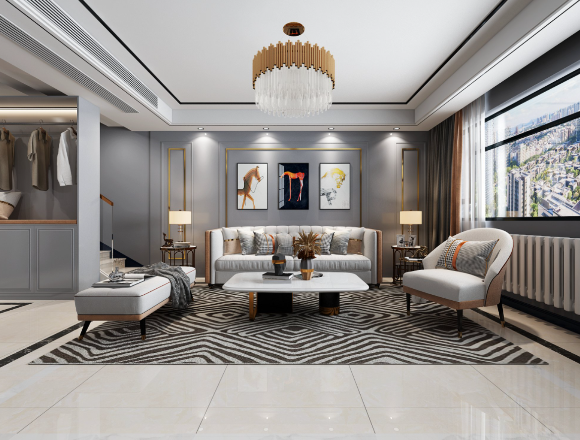 轻奢风家居装修设计-14