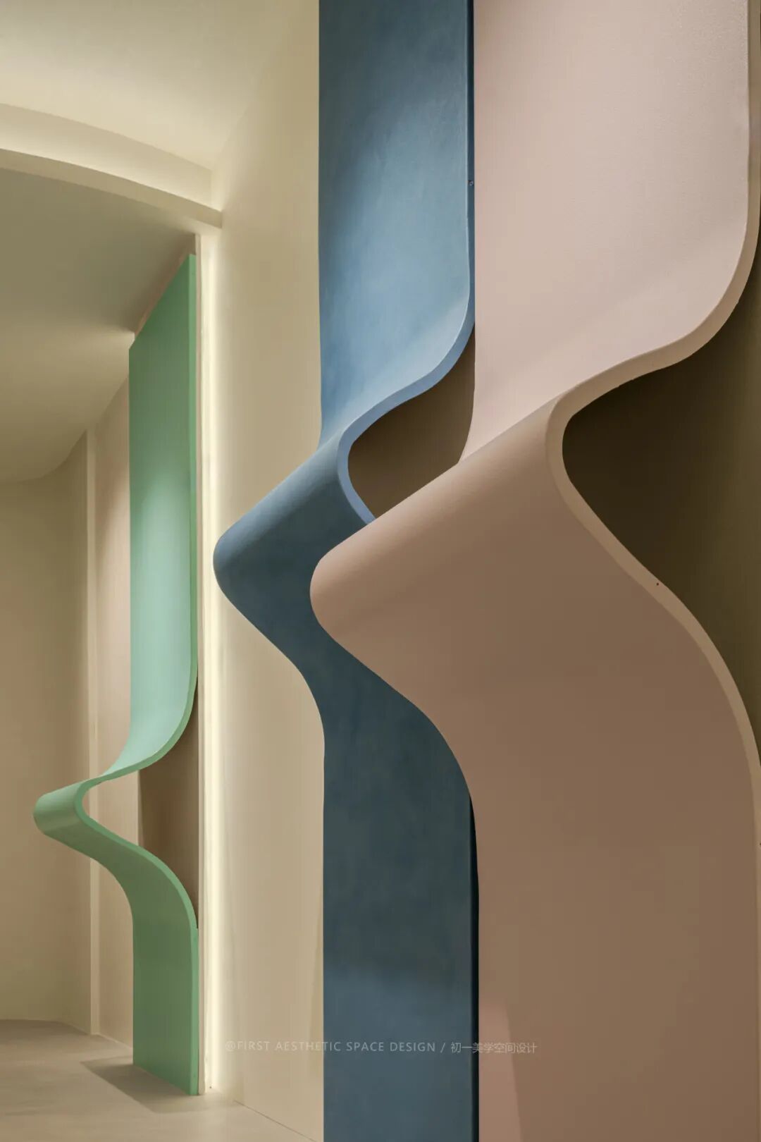 TULLIO艺术涂料展厅设计丨初一美学空间设计-8