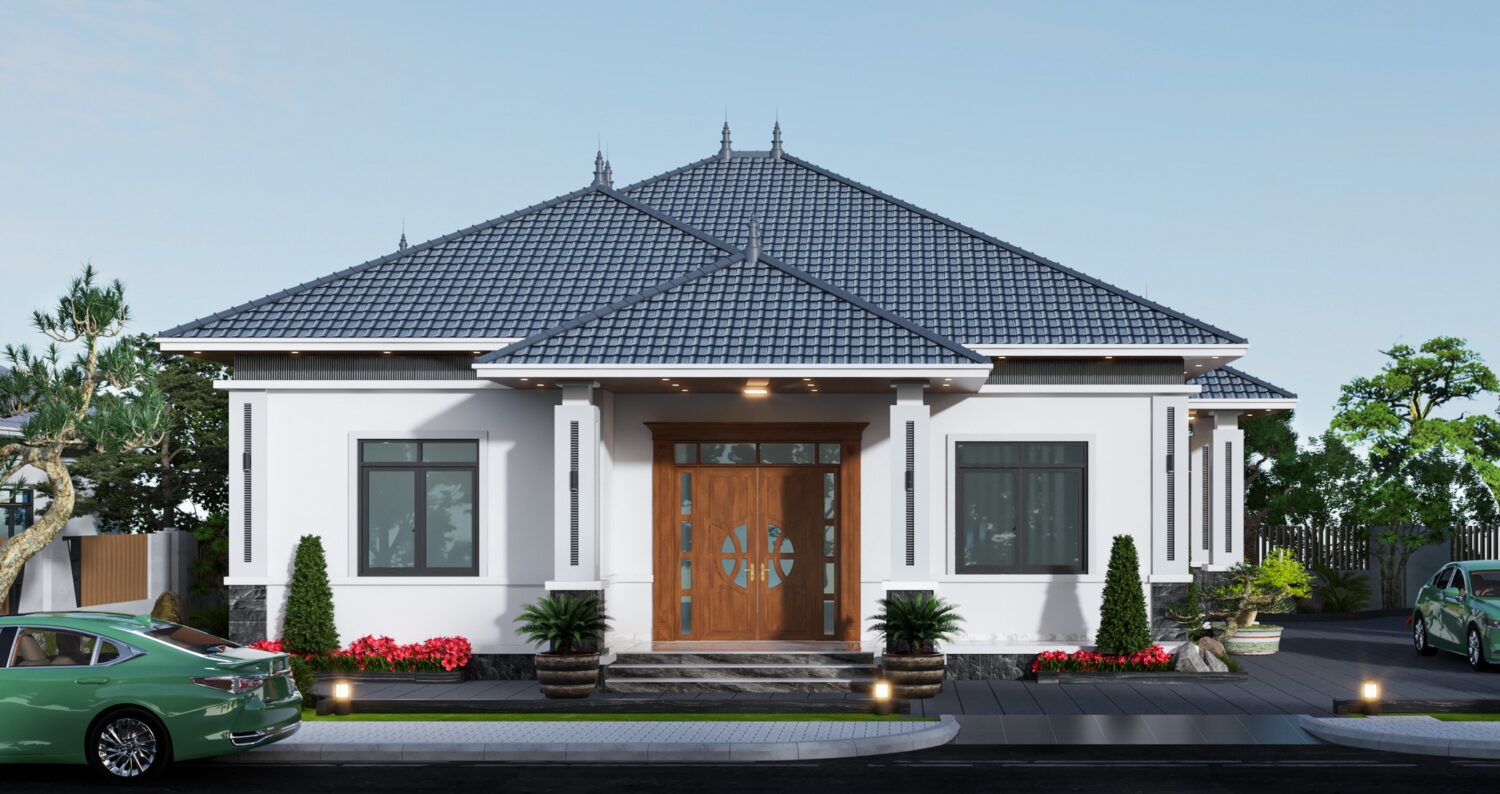 免费的Sketchup房屋外部模型丨Khanh Ha-3