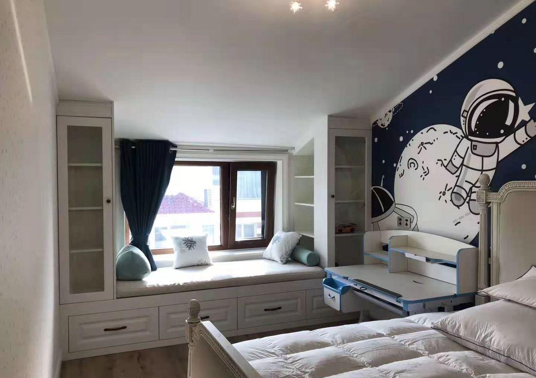 220 平米现代美式舒适家居空间设计-0