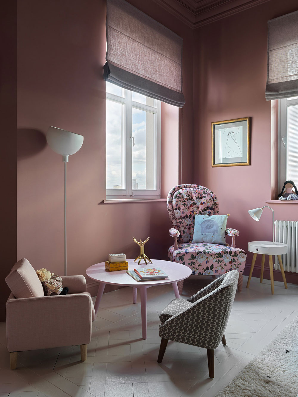 90 年代莫斯科重型经典公寓的惊艳变身-12