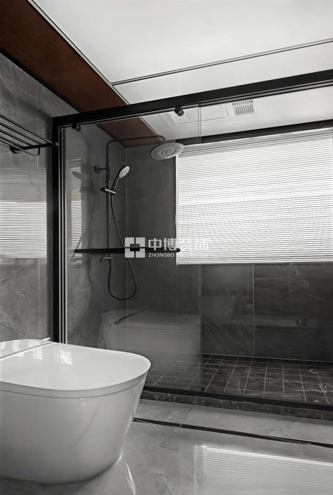 【中博案例】不拘一格的136㎡新中式,古风墨韵,打造高雅宁静住所!-85