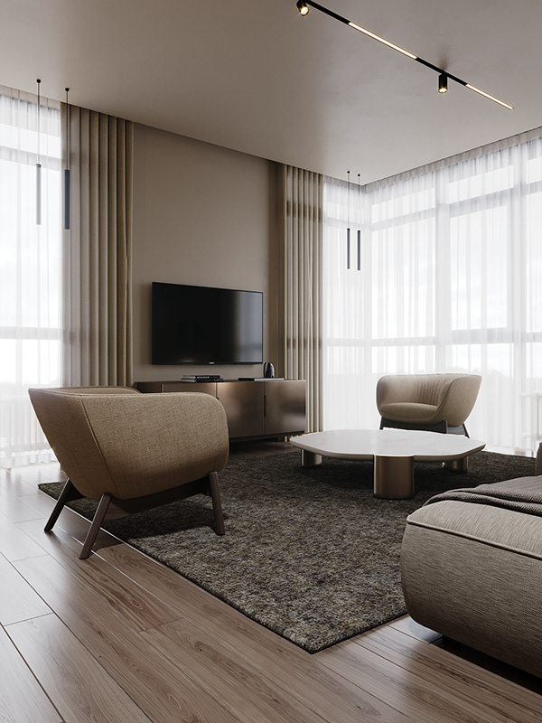 120㎡住宅设计 简约大气，尽显非凡品味！-6