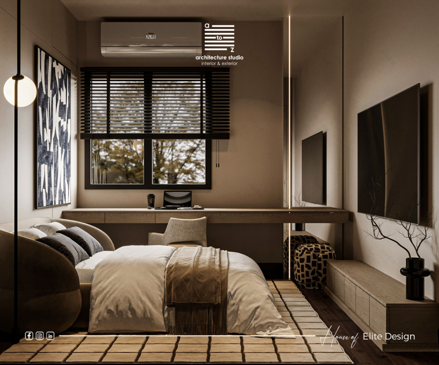 男孩的卧室丨EgyptCairo丨A2Z Architects™-8