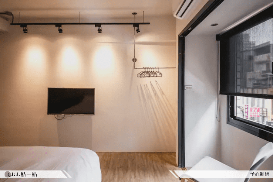 40坪老屋翻新:工业风日租套房设计-28