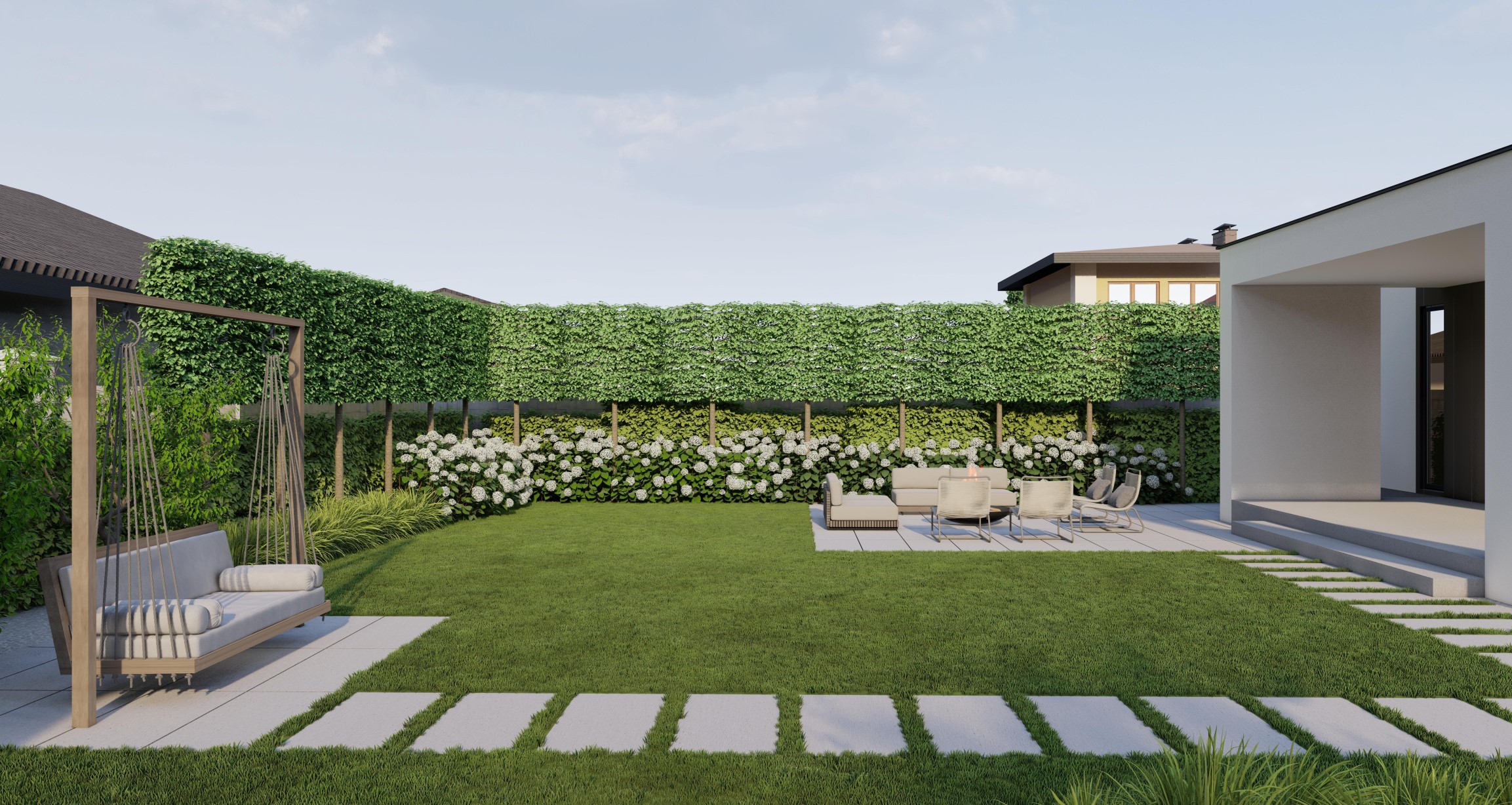 乌克兰扎卡帕蒂亚地区私人住宅景观设计丨Land Arch. Ukraine-22