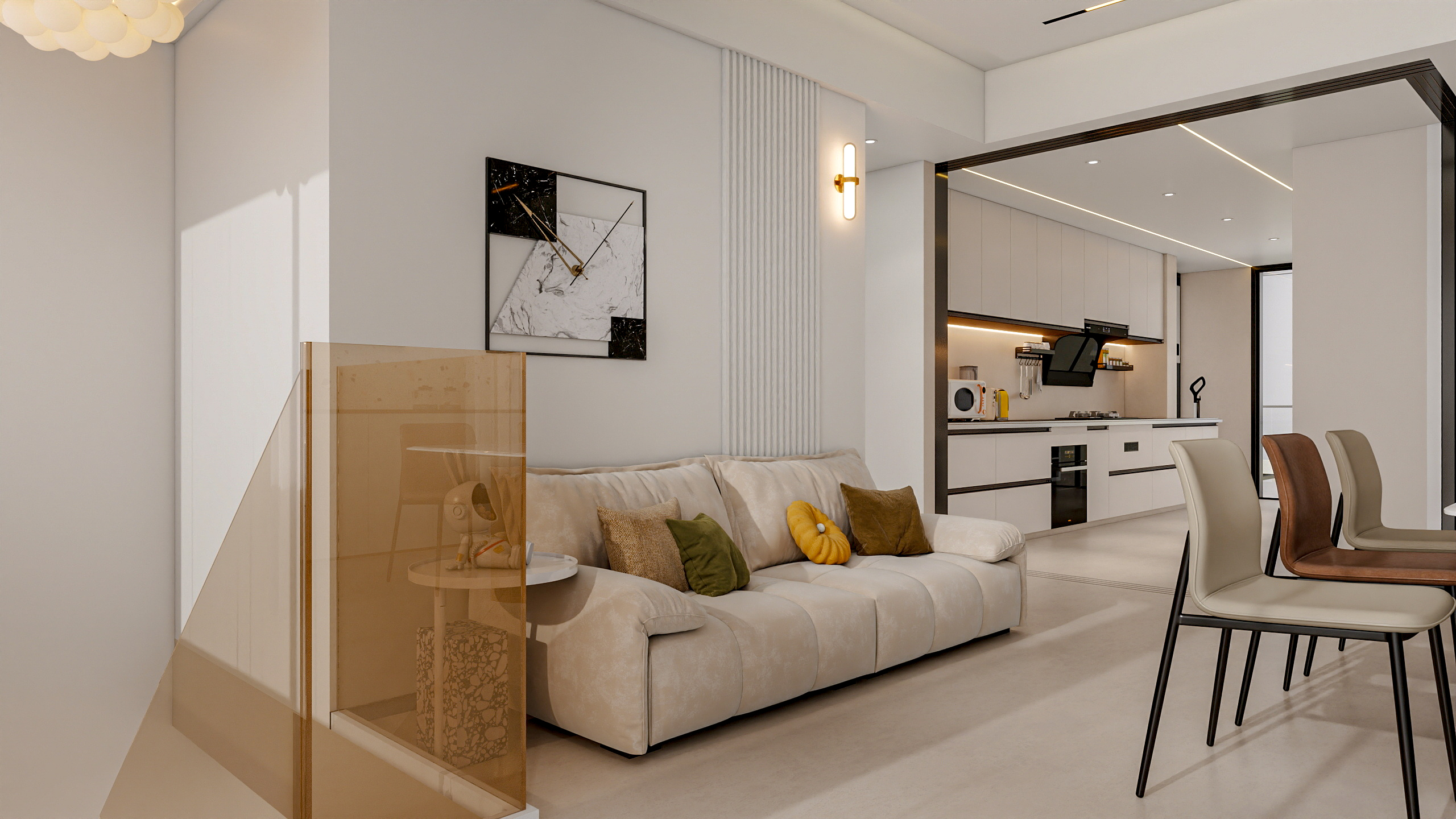 四川成都花间君邸（603平方现代极简底跃四居室）-9