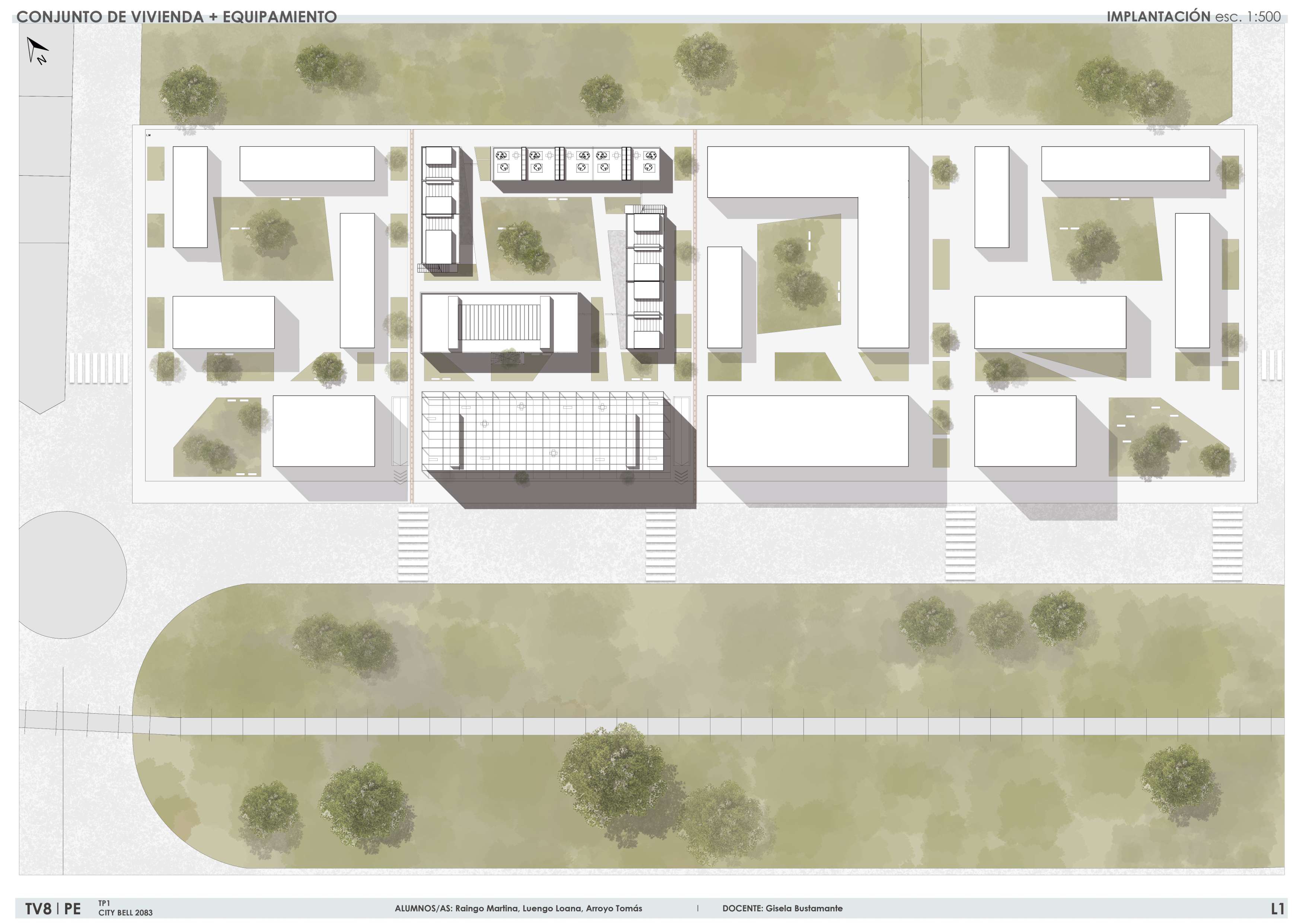 Conjunto de viviendas + Equipamiento-0