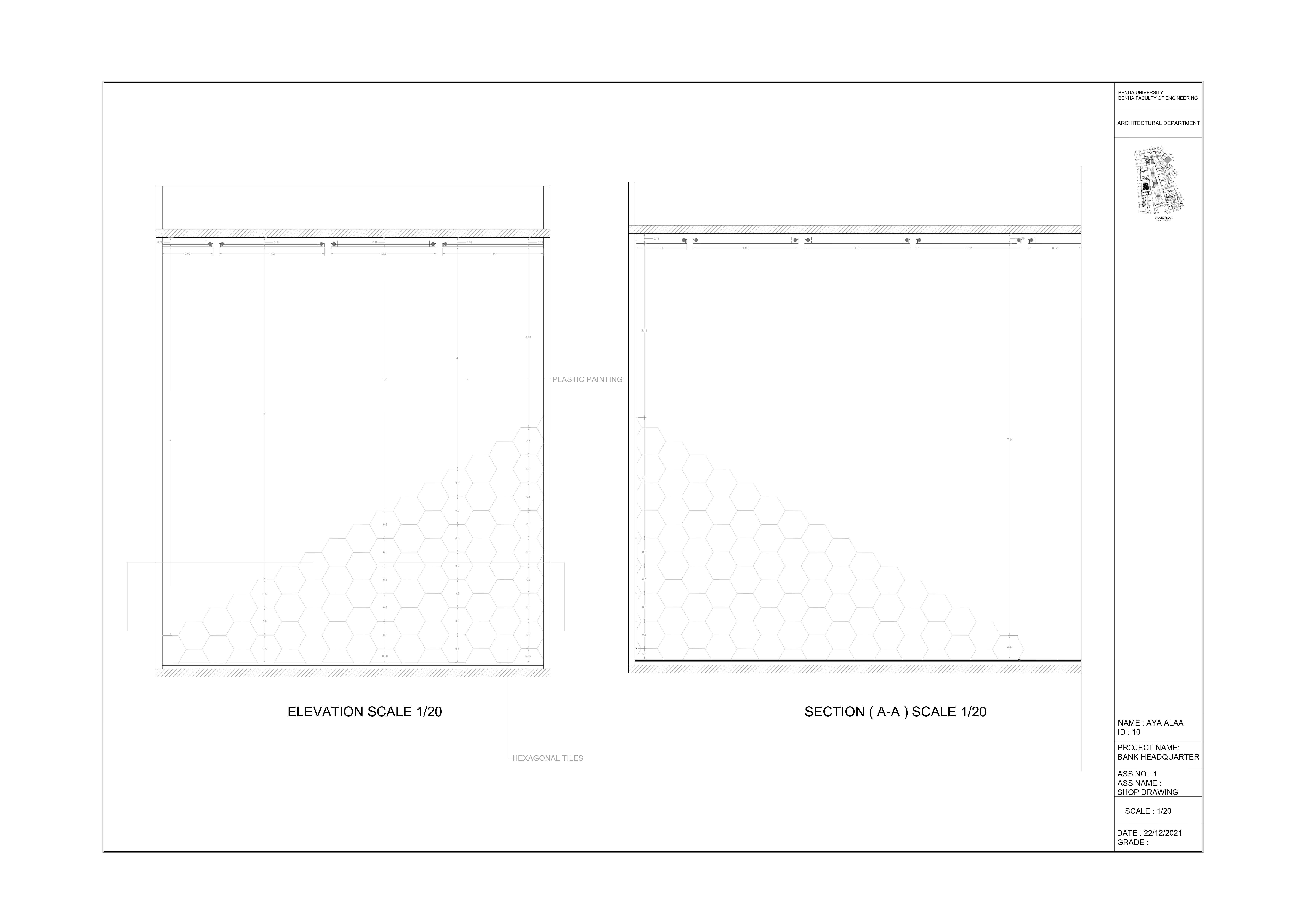 Bank Headquarter - working drawing-30