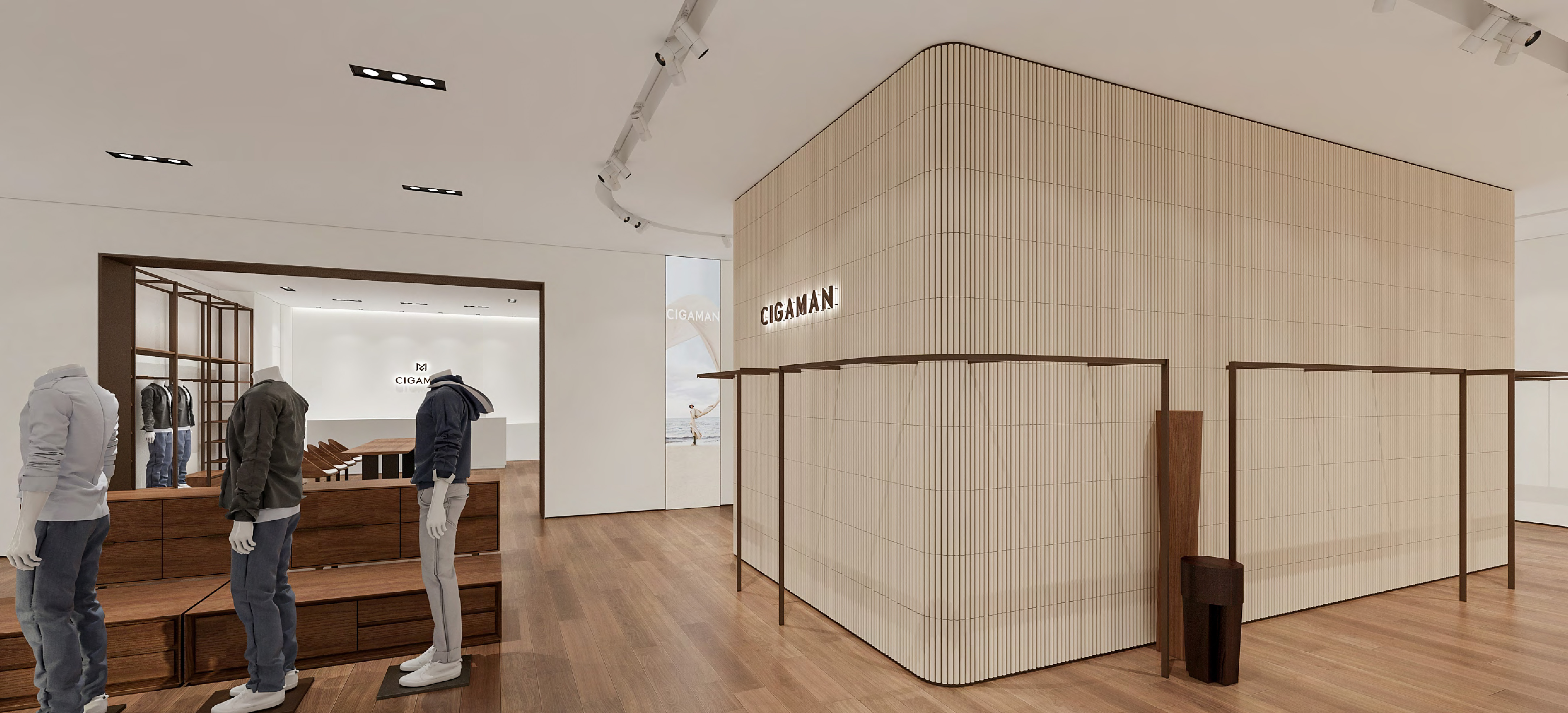 商业空间效果图·服装店-14