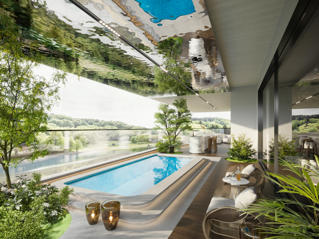 重庆莲花湖大平层丨中国重庆丨盘古设计-26