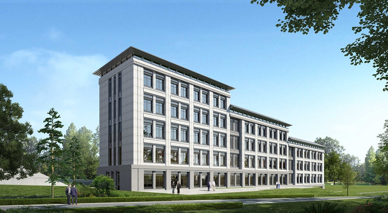 办公楼建筑外观设计案例效果图-5