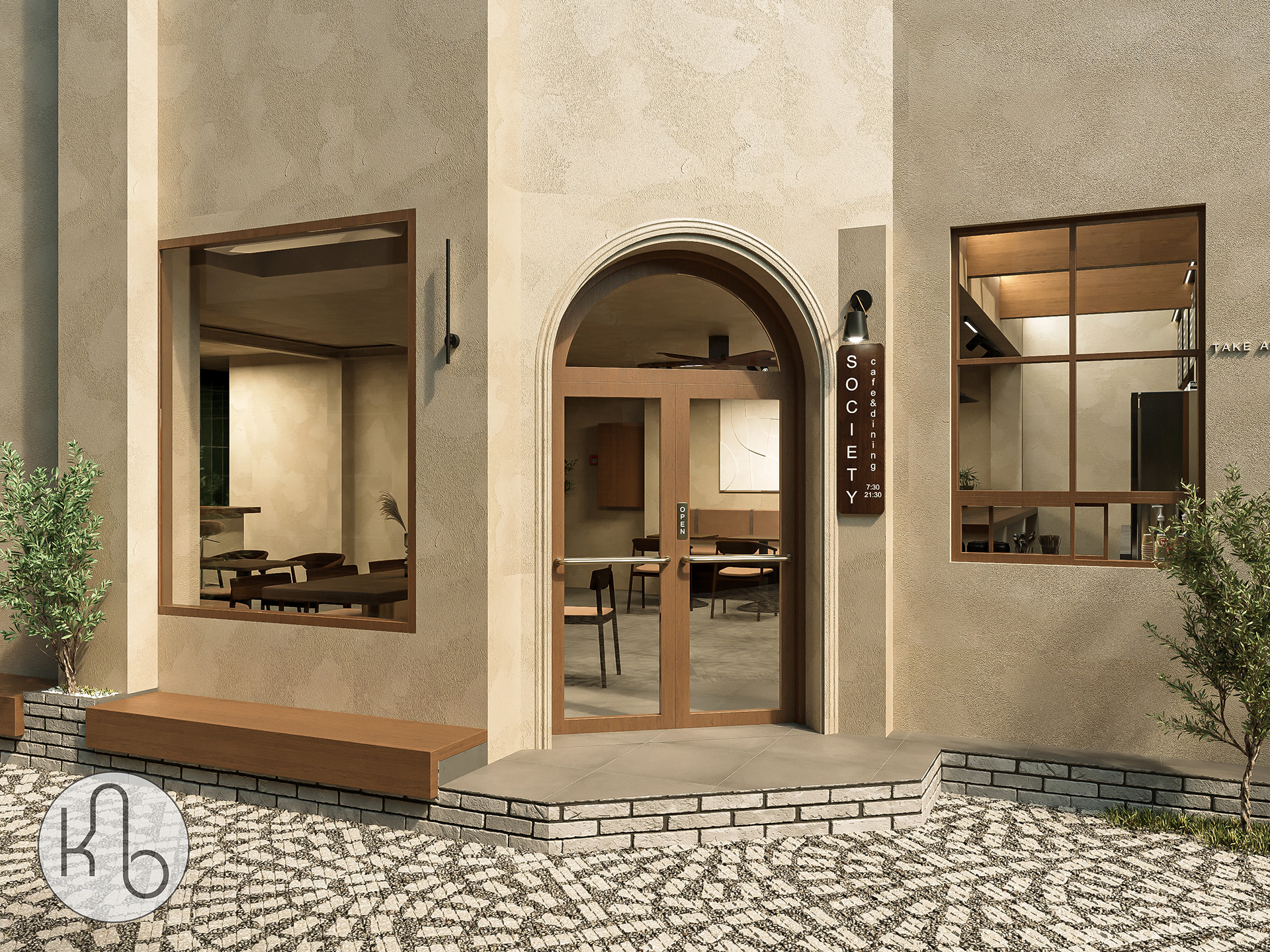 社会咖啡馆和餐厅丨越南胡志明市丨K&Bstudio-13