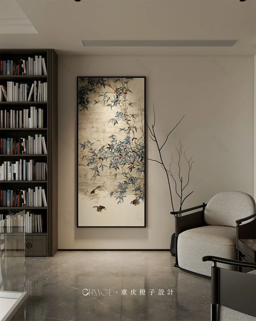 橙子新作||天澜美墅——家中“图书馆”-57