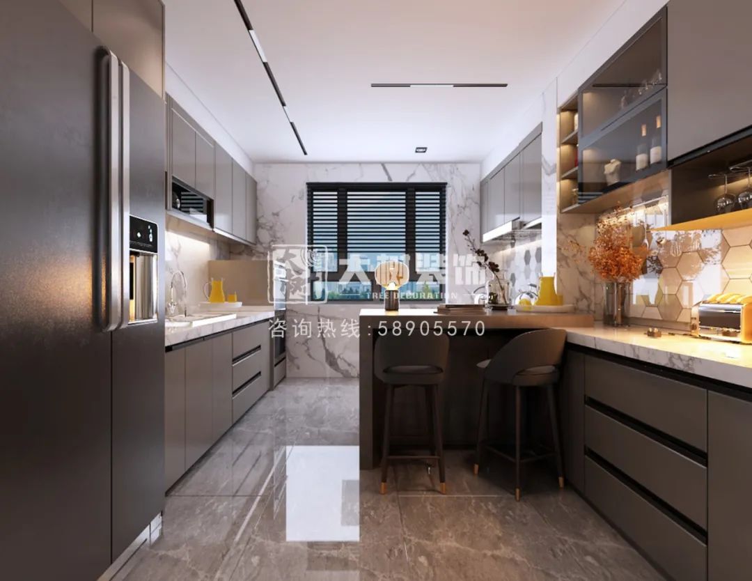 哈尔滨招商贝肯山 150㎡现代轻奢,精致生活新演绎-24