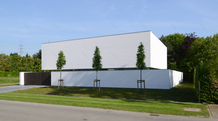 比利时 GFR 别墅-- 融入环境的私密豪宅-19