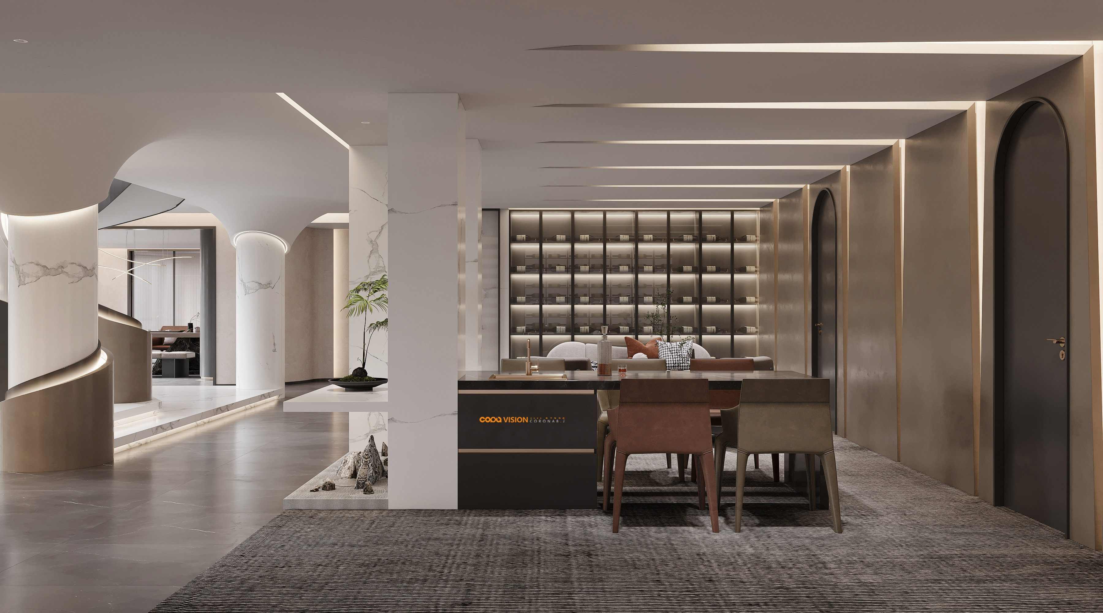 靠背视觉 2022 年中下旬家装效果图表现作品-19