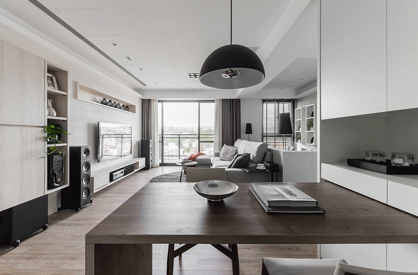 台式简约风住宅设计 生活品位的精致展演-2