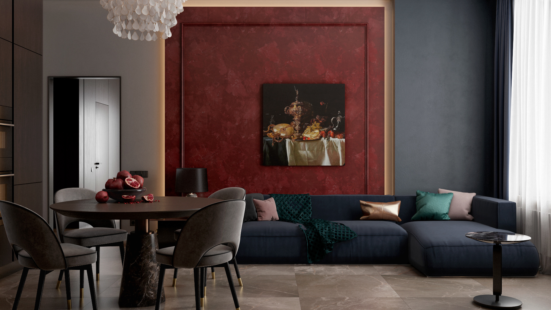 莫斯科100㎡住宅设计 永恒的经典！-4