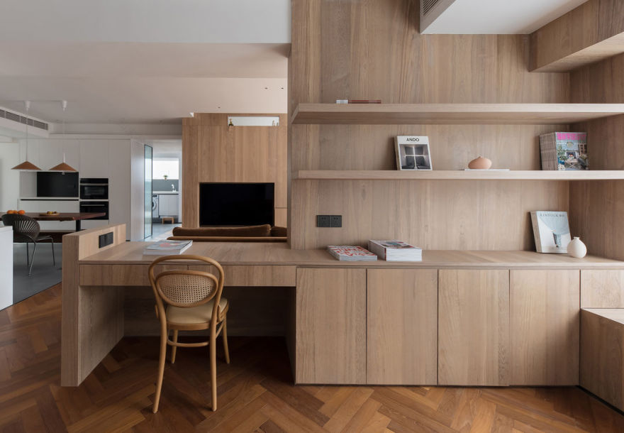 现代精致木质感的住宅-43