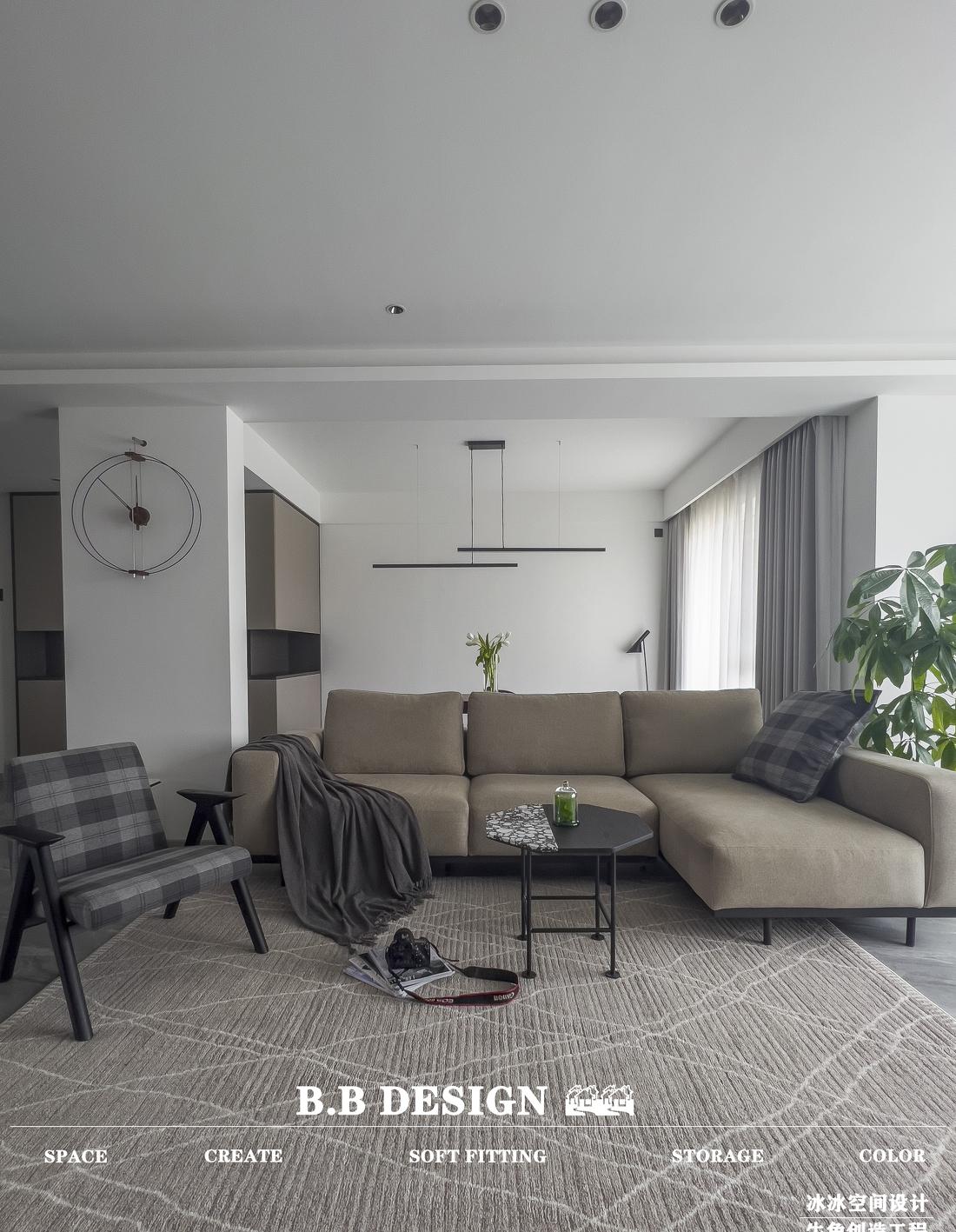 胡桃与莫兰迪色三口之家设计-10